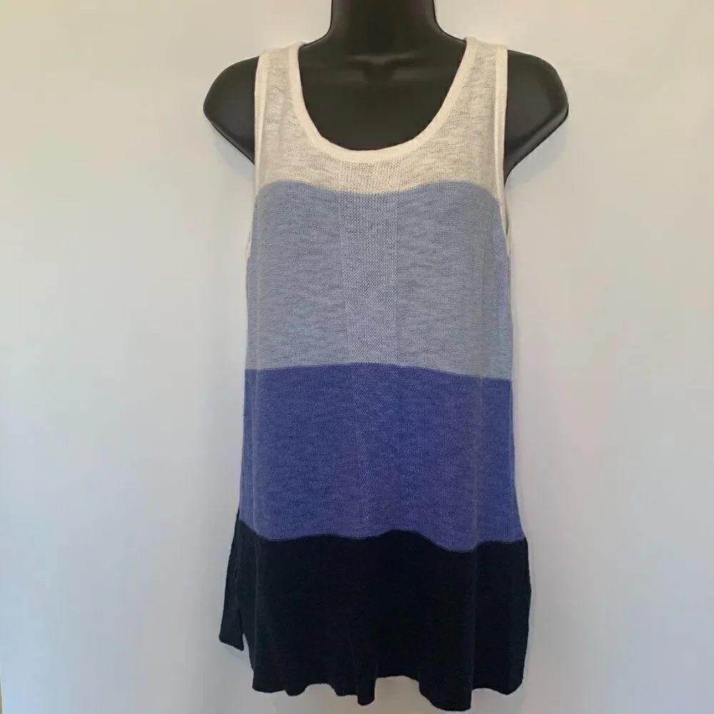 Jones New York Knit Striped Tank Top